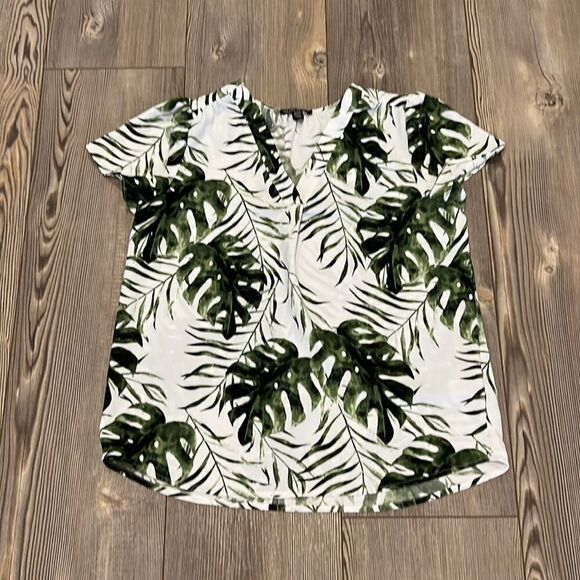 Hilary Ridley Palm Leaf Top - Picture 1 of 5